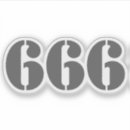 Search for 666 stickers Antichrist