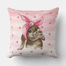 Search for bunny painting pillows Hand painted