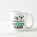 Search for soccer heart mugs Player