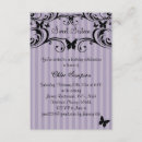 Search for hot pink sweet 16 invitations Butterfly