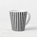 Search for black and white strip mugs Modern