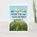 Search for over the hill birthday cards Joke