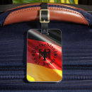 Search for germany luggage tags German flag