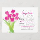Recherche de tulipe rose invitations Fille