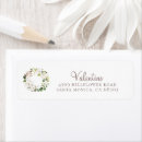 Search for wreath return address labels Floral