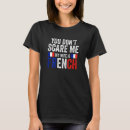 Search for french womens tshirts Scare
