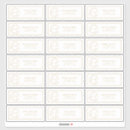 Recherche de gold monogram stickers Bride