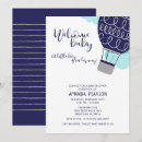 Search for welcome baby shower invitations Hot air balloon
