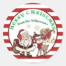 Search for christmas rudolph stickers Santa