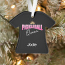 Search for gold crown ornaments Pickleball queen