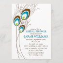 Search for peacock bridal shower invitations Unique
