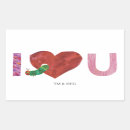 Search for graphic design rectangle stickers I love you