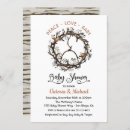 Search for antler baby shower invitations Wreath