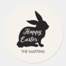 Search for bunny silhouette stickers Happy easter