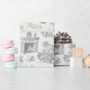 Search for vintage reindeer wrapping paper Winter pattern