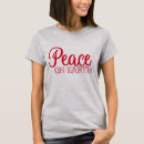 Search for peace on earth tshirts Cute