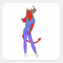 Search for devil girl stickers Horns