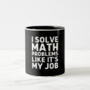 Search for math problems mugs Humour