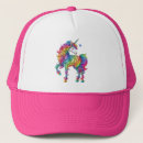 Recherche de cheval rose casquettes Arc en ciel