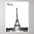 Search for black and white eiffel tower posters Travel