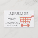 Search for grocery business cards Groceries