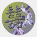 Recherche de fleurs lilas autocollants Bride