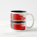 Recherche de drapeau de la norvège tasses L'europe