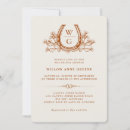 Search for equestrian wedding invitations Rustic