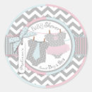 Search for chevron baby shower stickers Chic