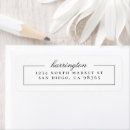 Search for family name return address labels Minimalist