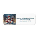 Search for family return address labels Winter