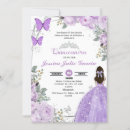 Recherche de lilac quinceanera invitations Rose