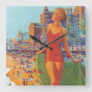 Recherche de affiches horloges Plage