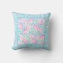 Search for pink gingham pillows Feminine