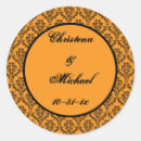 Recherche de motif halloween autocollants Orange