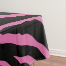 Search for pink and black tablecloths Stripes
