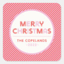 Search for red candy cane stripes stickers Striped