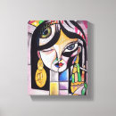 Search for cubism canvas prints Portrait
