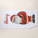 Search for santa claus beach towels Funny