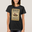 Search for wanted poster tshirts Capybara