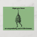 Search for funny christmas postcards Weird