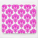 Search for white damask pattern mousepads Pretty