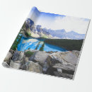 Recherche de lakes wrapping paper Bleu