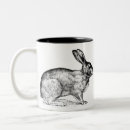Search for black and white rabbit mugs Bunnies