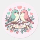 Recherche de tourterelle autocollants Coeur