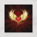 Recherche de ailes rouges cartes visite Coeur