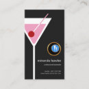 Search for martini business cards Olive