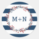 Search for blue and red wedding stickers Navy