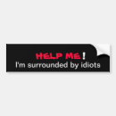 Search for idiot bumper stickers Cars