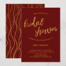 Search for red bridal shower invitations Simple
